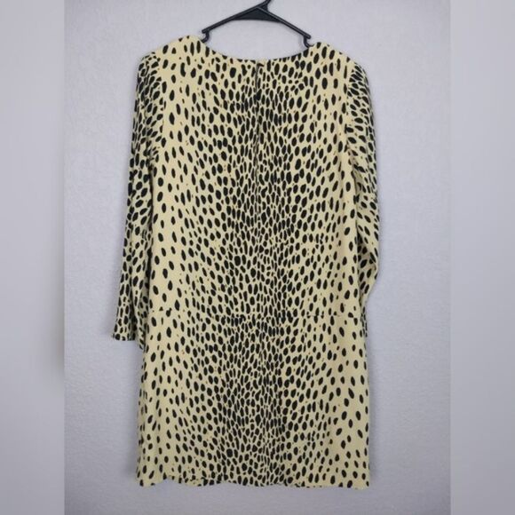 J. Crew Jules dress in wildcat Long Sleeves size 2 - Picture 3 of 10